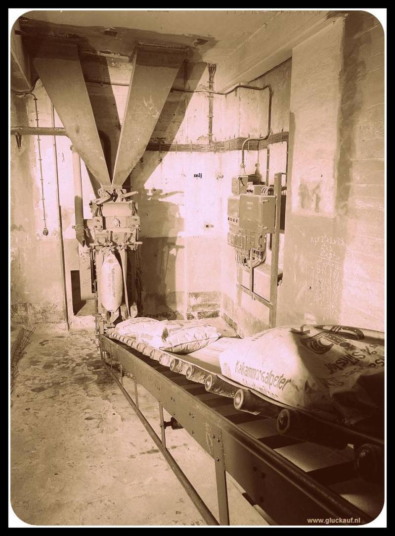 Vulstation van  het SBB bedrijf, uit 1950. © Spies/gluckauf.