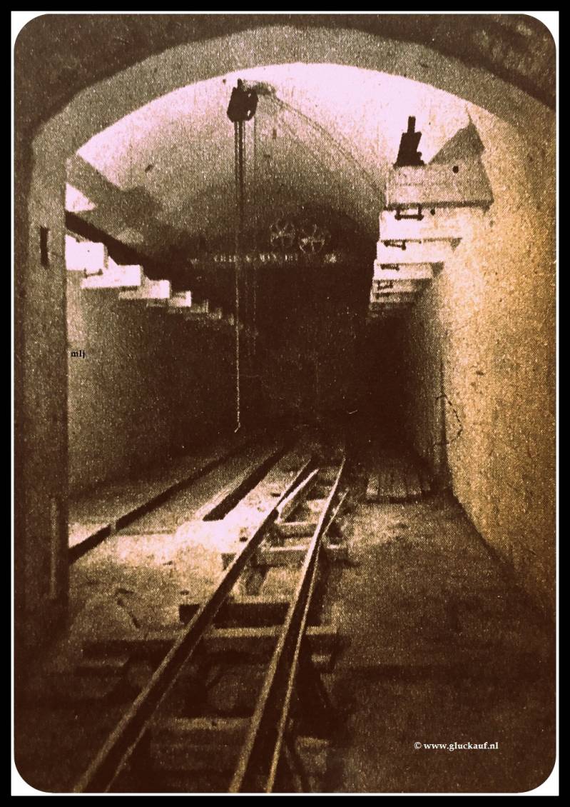 Nieuwe pompenkamer op de 540m uit 1949.© Cals/www.gluckauf.nl