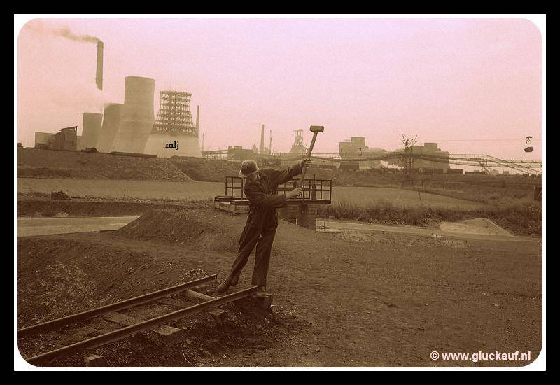 Praktijkles op de Ondergrondse Vakschool ON 1, 1952-1953. © Jesse./www.gluckauf.nl