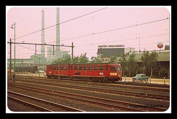 Station Heerlen met zicht op de lange Jan en Lies in 1969.© www.gluckauf.nl