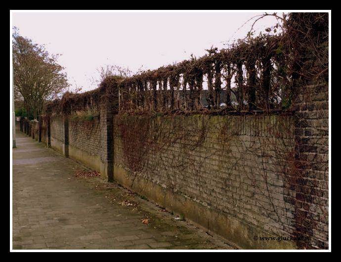 De buiten muur van de voormalige Mijn Julia. © www.gluckauf.nl
