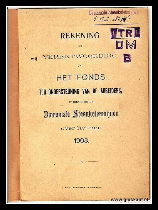 Boek Domaniale 1903. © www.gluckauf.nl