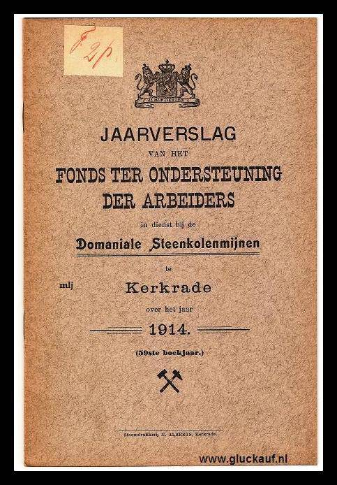 Boek Domaniale 1914. © www.gluckauf.nl