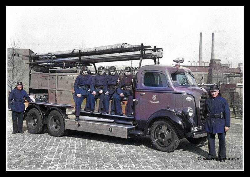 Brandweerwagen Staatsmijnen. © www.gluckauf.nl