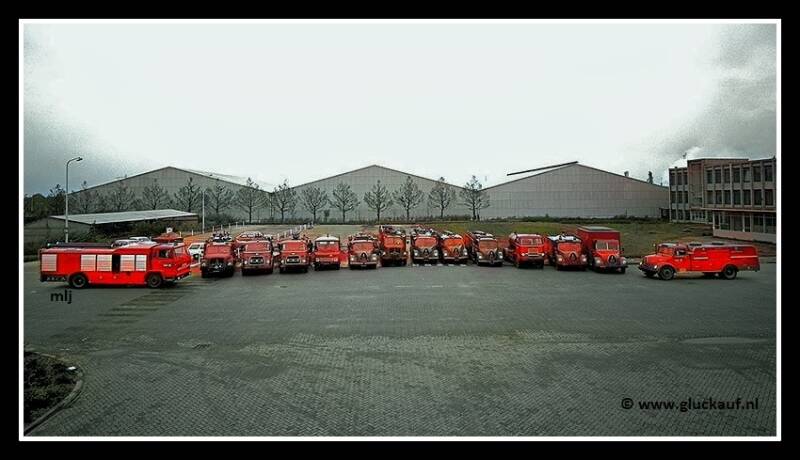Diverse brandweerwagens. © www.gluckauf.nl