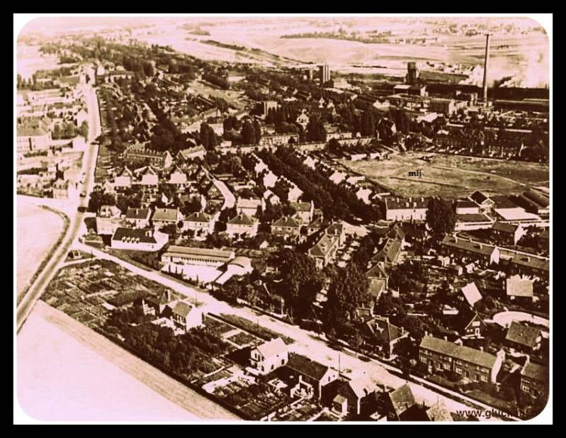 Luchtfoto van de Stm. Emma uit 1952.© Bos./www.gluckauf.nl