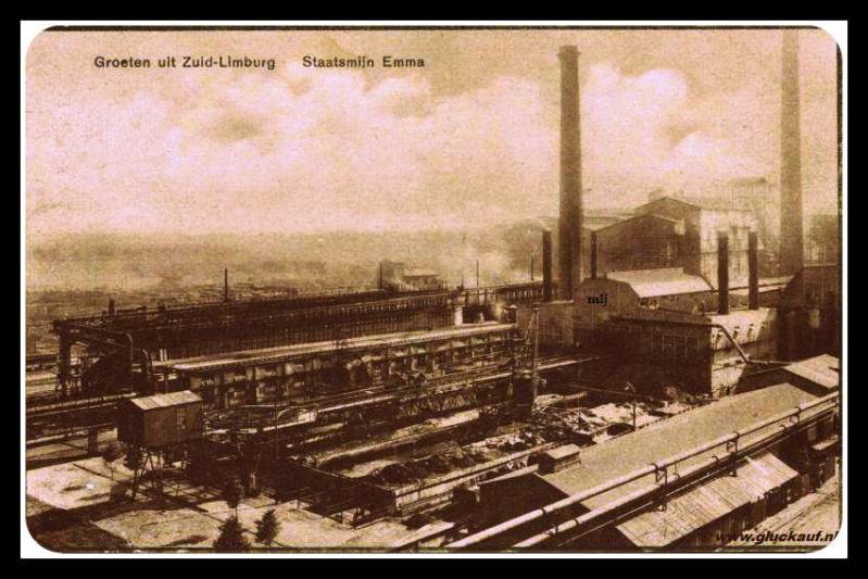 Cokesfabriek van de Stm. Emma, uit 1930. © P. Simons./www.gluckauf.nl