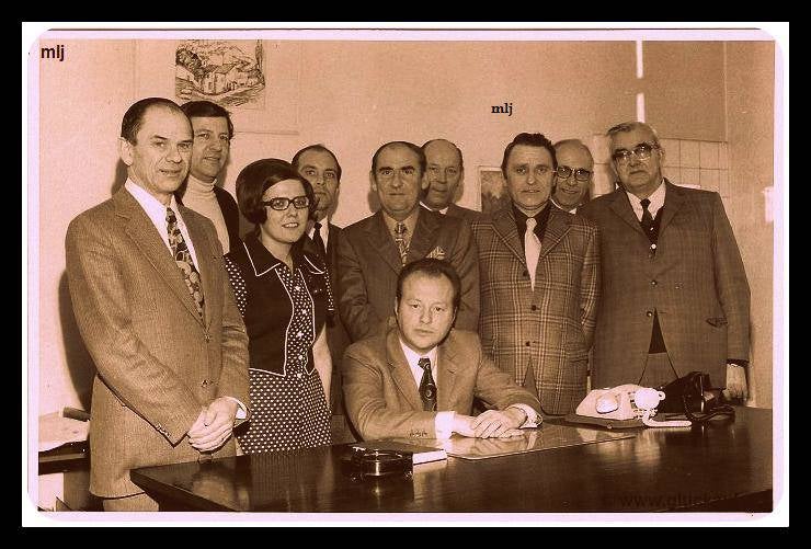 Kantoorpersoneel van de Stm. Emma. © www.gluckauf.nl