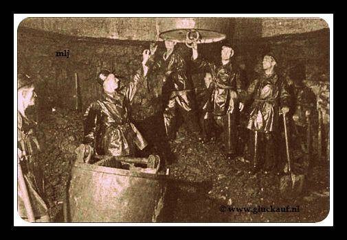 De Mijn Julia afdiepen van schacht op 540m. © www.gluckauf.nl