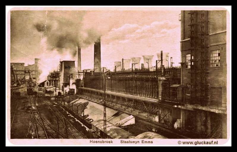 Fotokaart uit 1929. Van de Stm. Emma.© P. Simons./www.gluckauf.nl