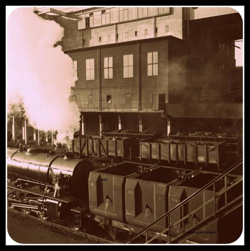 Foto uit 1945, Staatsmijn Emma. © www.gluckauf.nl