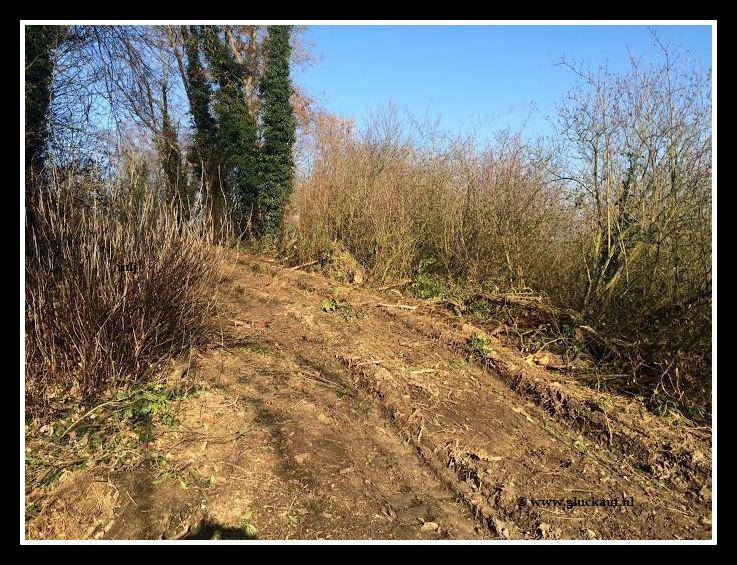 Hier stond de voormalige mijnbrug. © www.gluckauf.nl