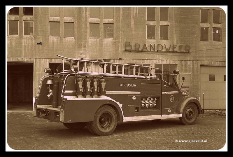 Brandweerwagen van de SSB. © SSB/www.gluckauf.nl