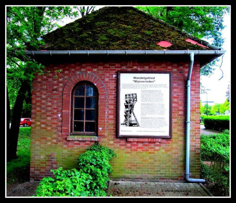 Voormalige Lijkenhuisje ( hier werden de lichamen van verongelukte mijnwerkers opgebaard) van de mijn Zolder.© www.gluckauf.nl