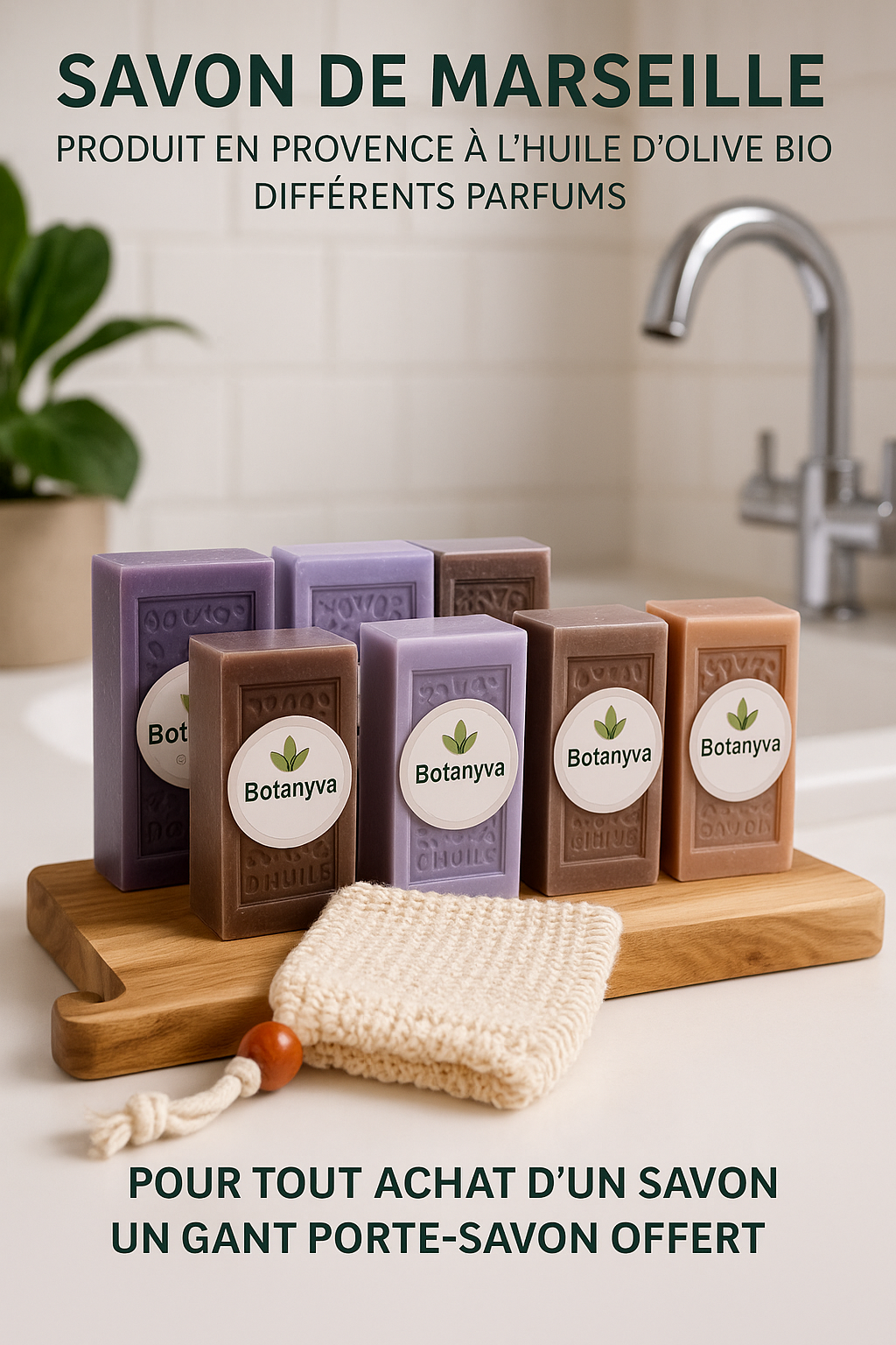 🌿 Savons de Marseille Botanyva – Le bien-être par les plantes 🌿