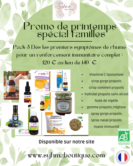 Pack 3 : Dès les premiers symptômes pour un renforcement complet