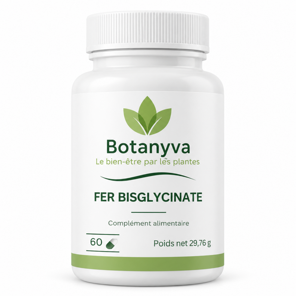 Fer Bisglycinate – Énergie, oxygénation & vitalité