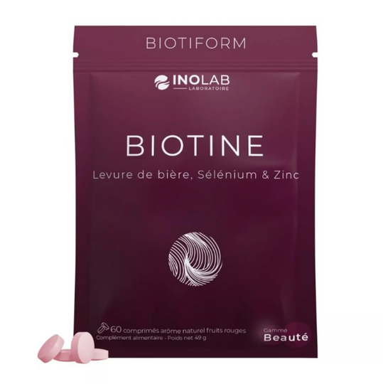 COMPLEXE CHEVEUX : biotine, levure de bière, sélénium & zinc - 60 comprimés