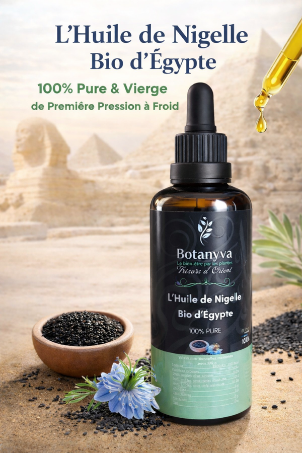 Huile de Nigelle Bio d’Égypte – BOTANYVA