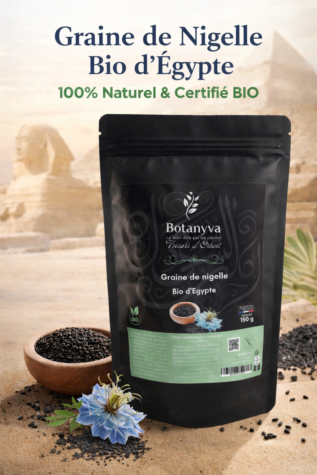 Graine de Nigelle Bio d’Égypte – BOTANYVA