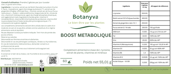 Boost Métabolique – Énergie & régulation métabolique