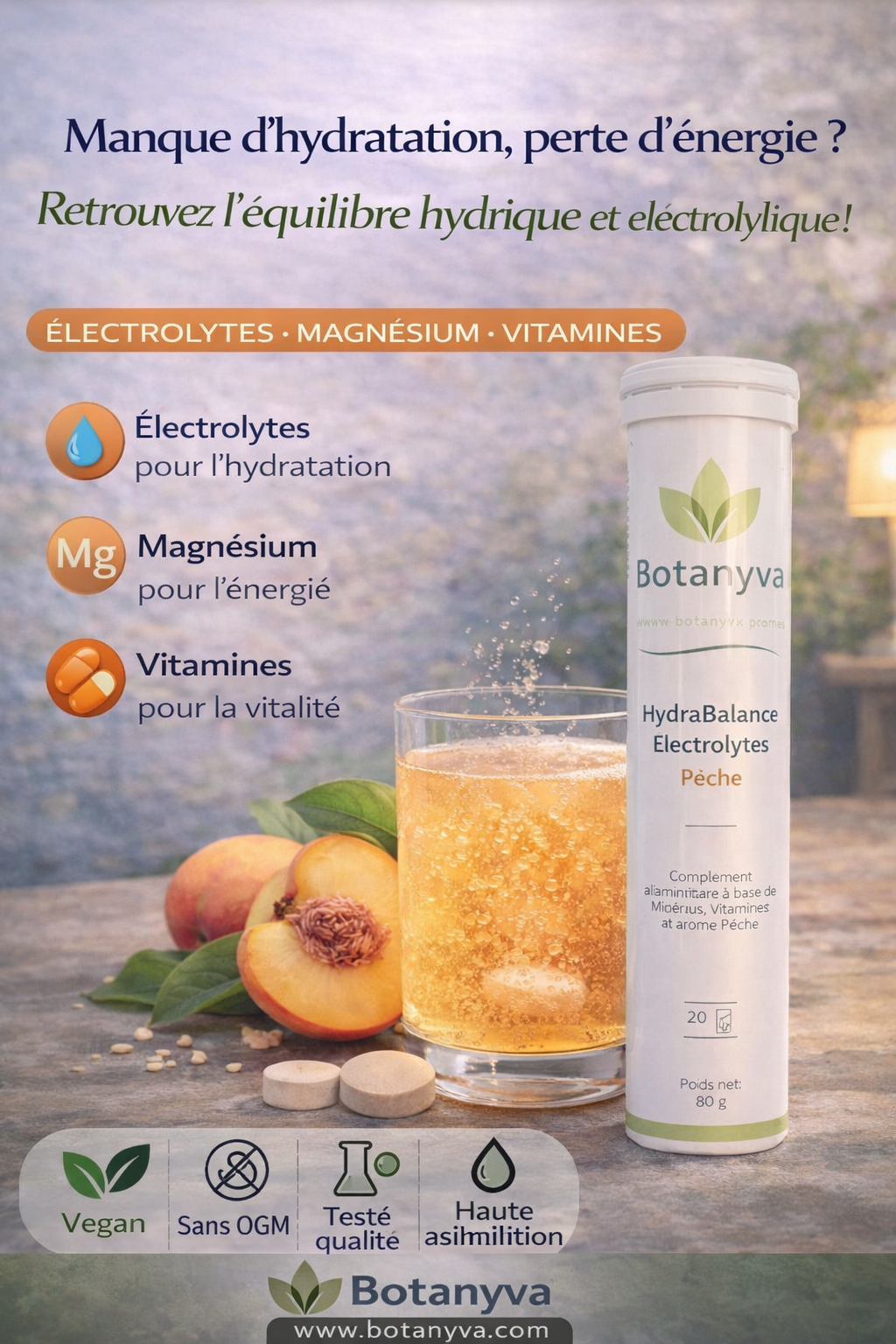 HYDRABALANCE ÉLECTROLYTES – PÊCHE