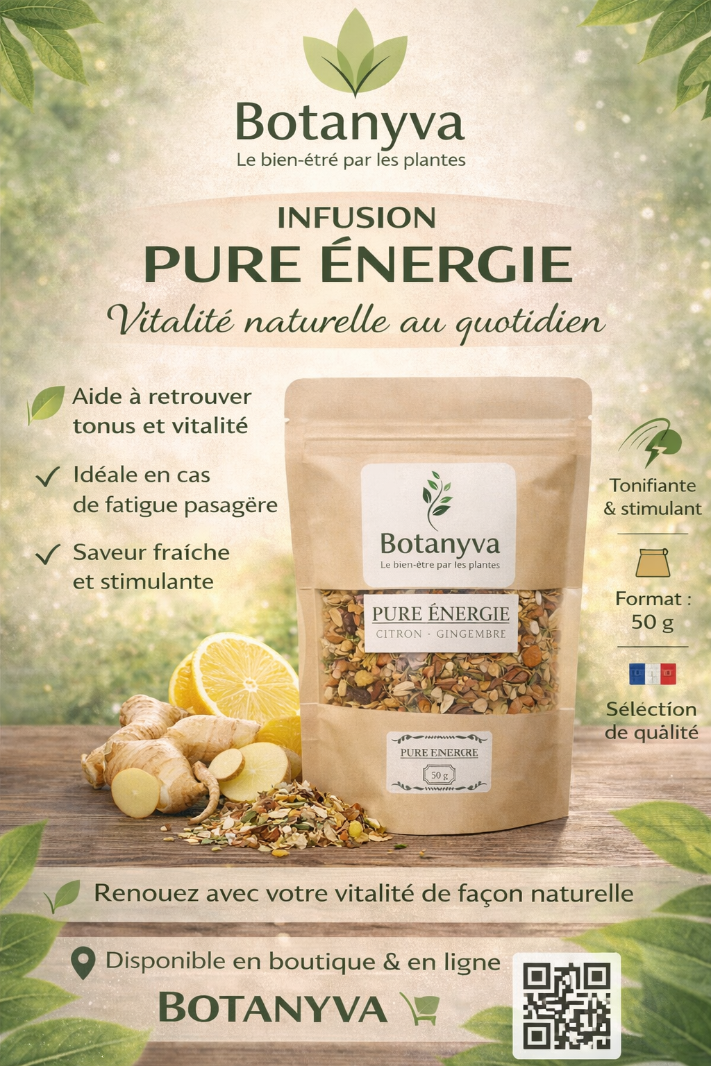 Pure Énergie – Infusion dynamisante