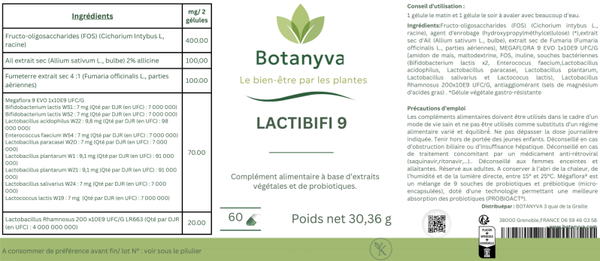 LACTIBIFI 9 – Microbiote, digestion & immunité