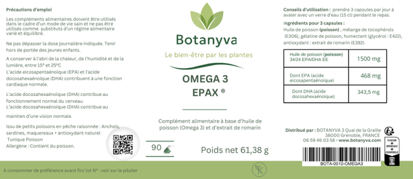Oméga 3 EPAX® – Cœur, cerveau & équilibre inflammatoire