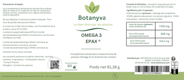 OMÉGA 3 EPAX® – BOTANYVA