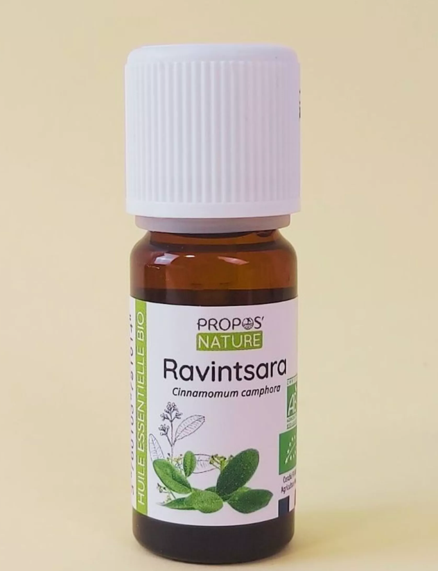 HUILE ESSENTIELLE RAVINTSARA BIO 10ml