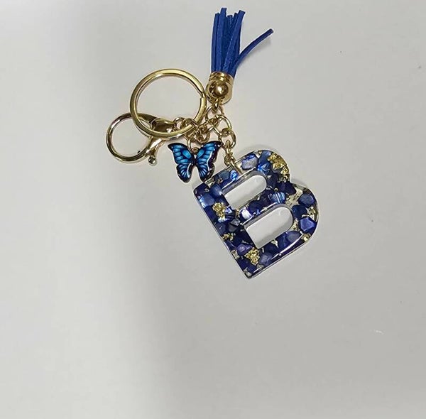Resin art alfabet letters