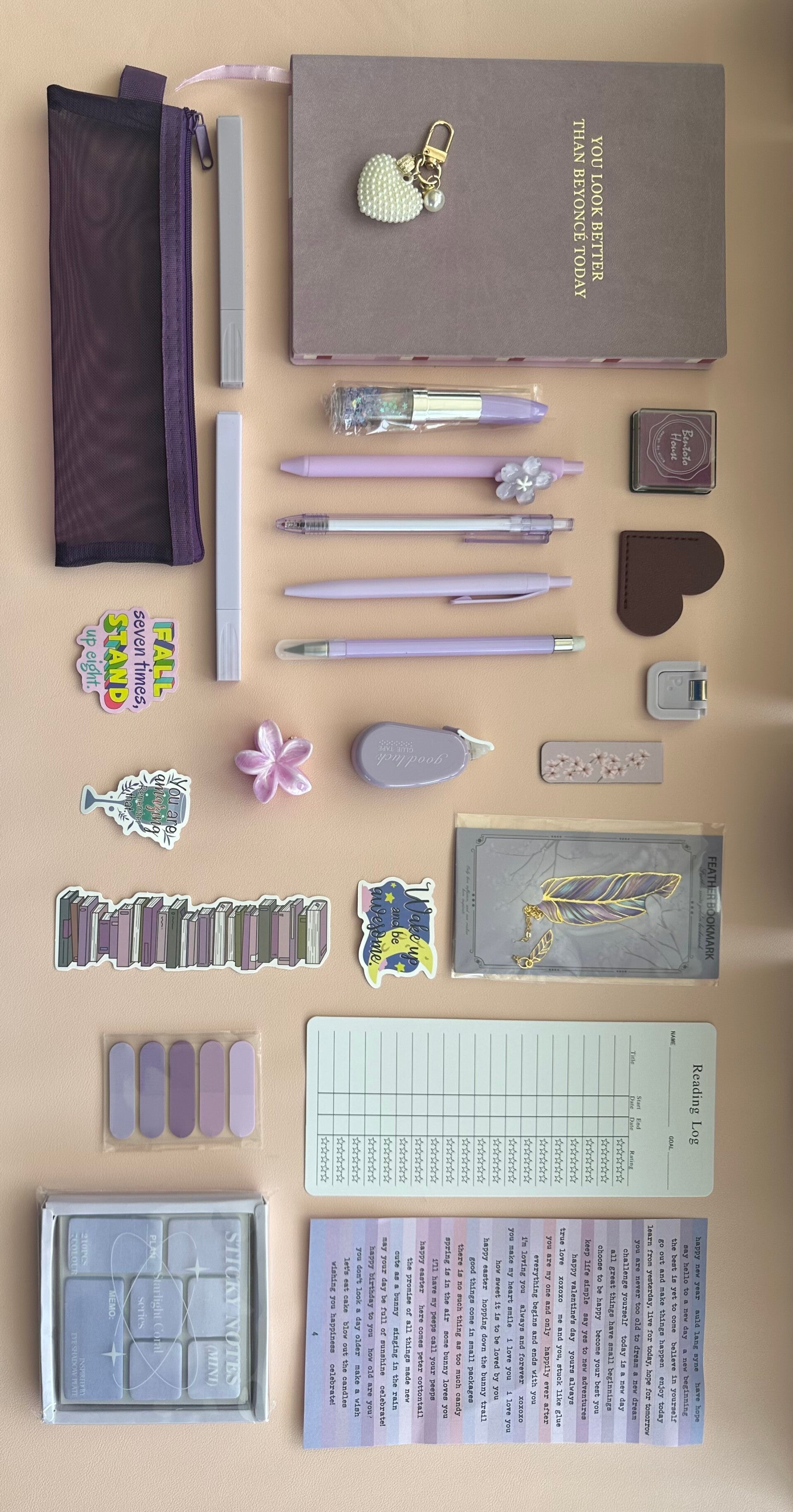 Lavender Dream Desk Set