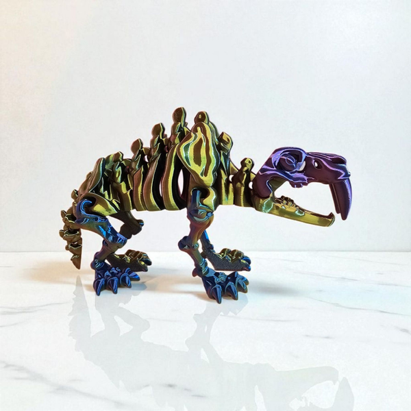 3D Printed Sabretooth Tiger