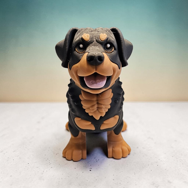 3D Printed Rottweiler