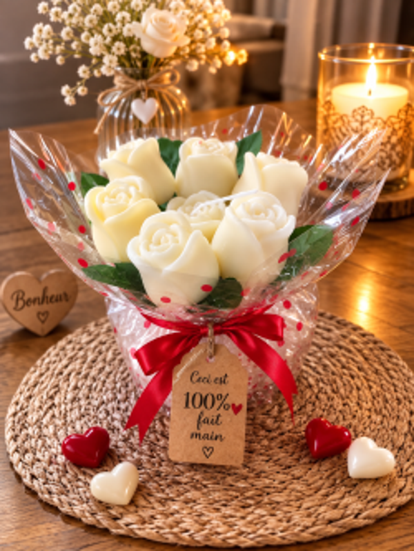 pot de fleurs 2 en 1  roses fondantes