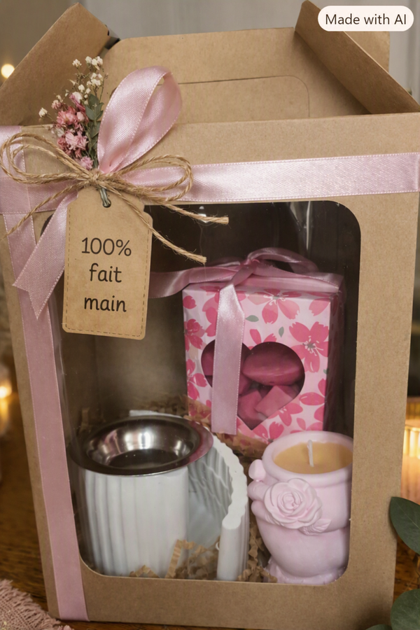 coffret Coffret parfumé artisanal – Brûleur & fondants multifruit
