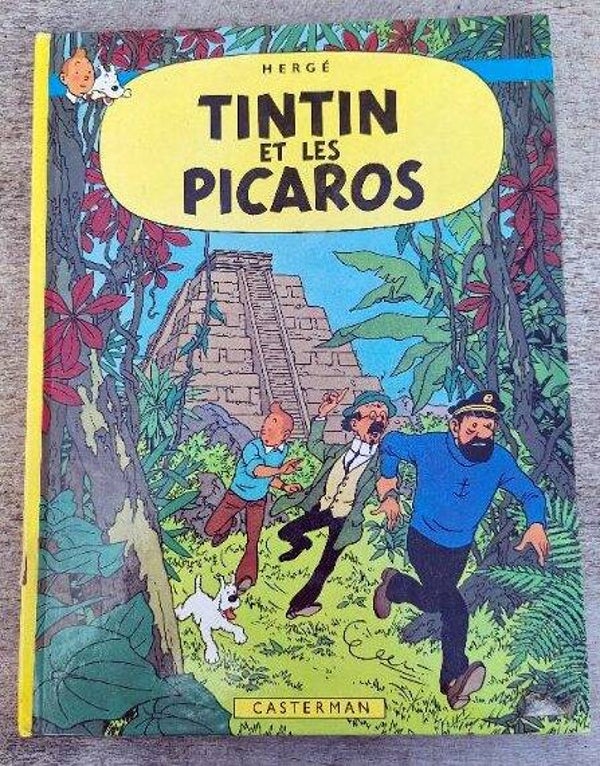 bande dessinée tintin et les picaros édition C6 Casterman 1984