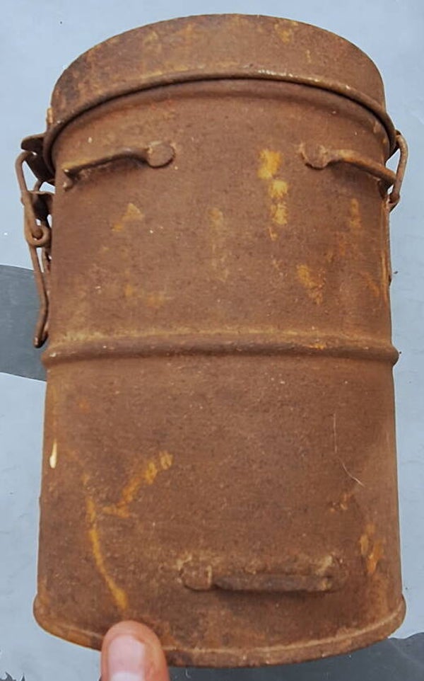 Boitier  masque à gaz Allemand ww1