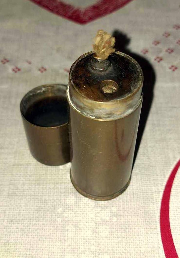 briquet rond travail tranchée drole de guerre france 40 ww2