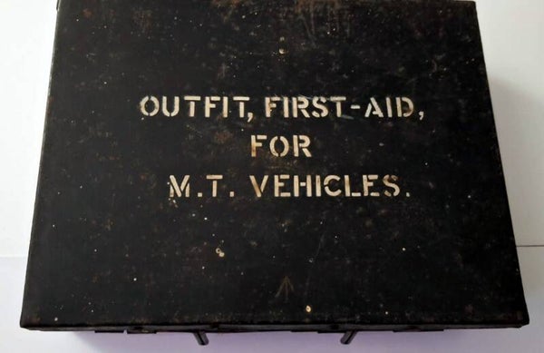 Caisse premiers secours véhicules/camions anglais ww2 1939 BEF
