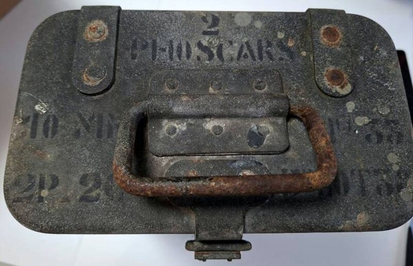 Caisse munitions signalisation marine française 1938 ww2