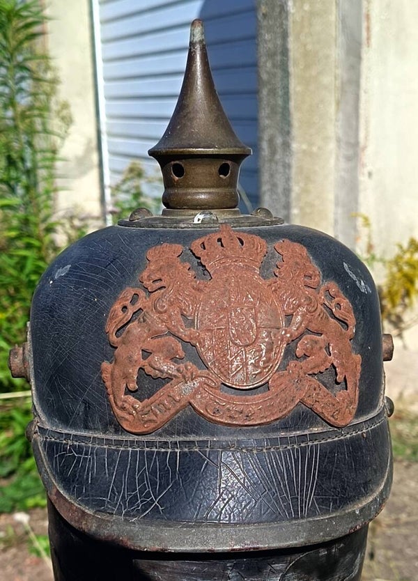 Casque à pointe ersatz troupe Bavarois modèle 1915 allemand ww1