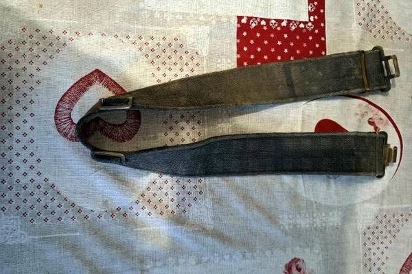 Ceinturon RAF GB ww2 blancoté