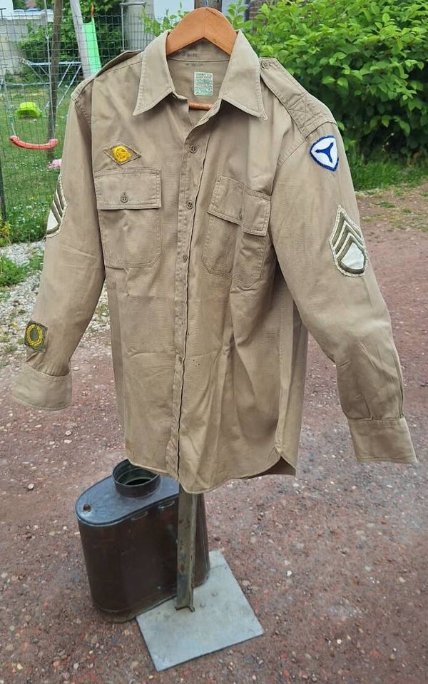 Chemise chino US WW2 3rd Service Command