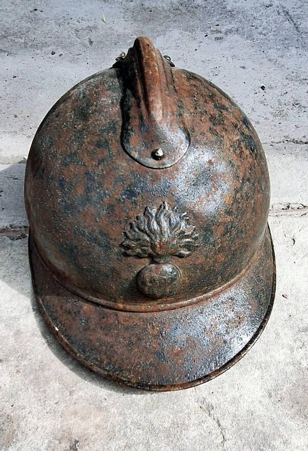 Casque Adrian Modèle 15 infanterie ww1