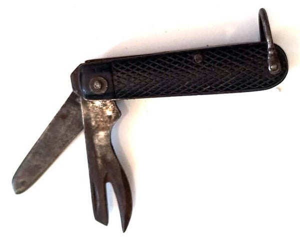 Couteau de poche réglementaire soldat anglais "Jack knife" 1943 ww2