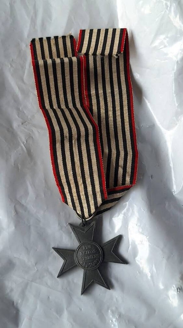 Croix allemande du Mérite pour Aide de Guerre 1916 ww1