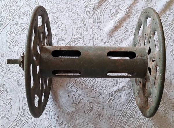 Dérouleur dorsale câble téléphonique transmission allemand ww2