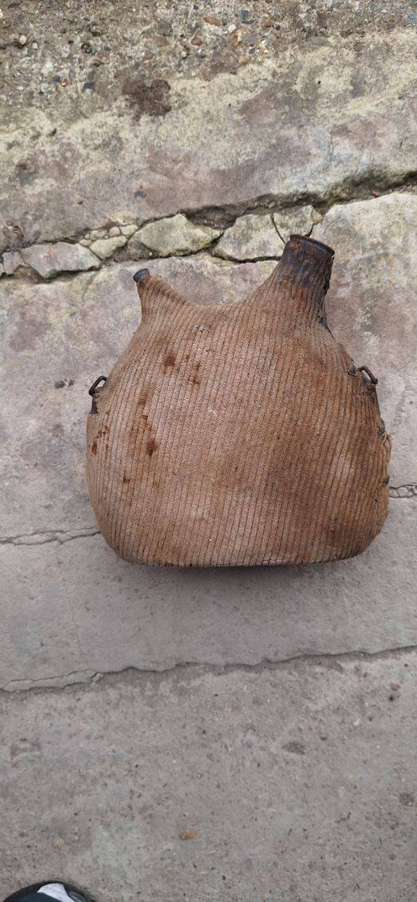 Gourde modèle 1877 2 Litres ersatz velours côtelé 1915 ww1